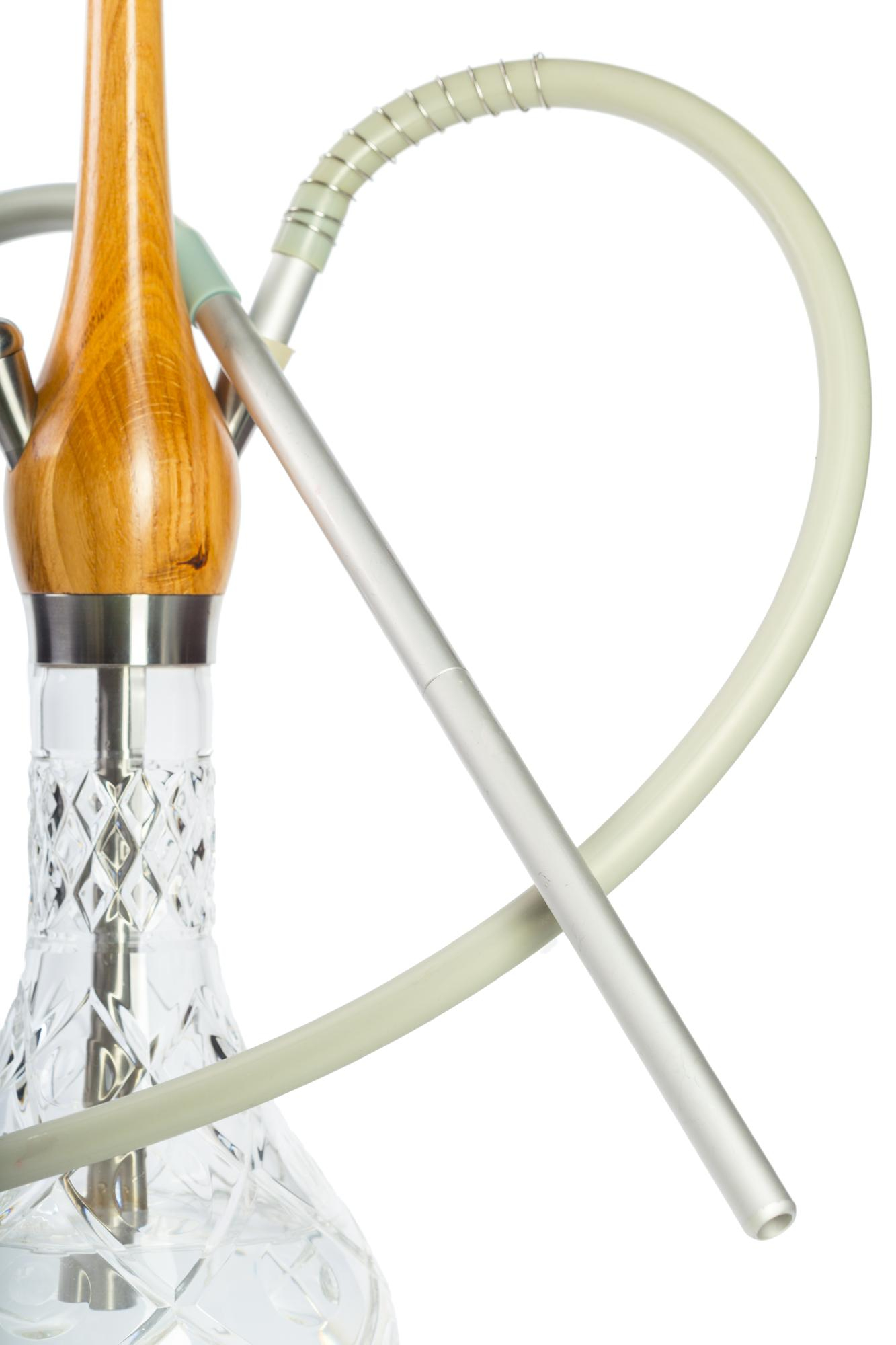 Manguera de Silicona para Shisha + Boquilla de Aluminio